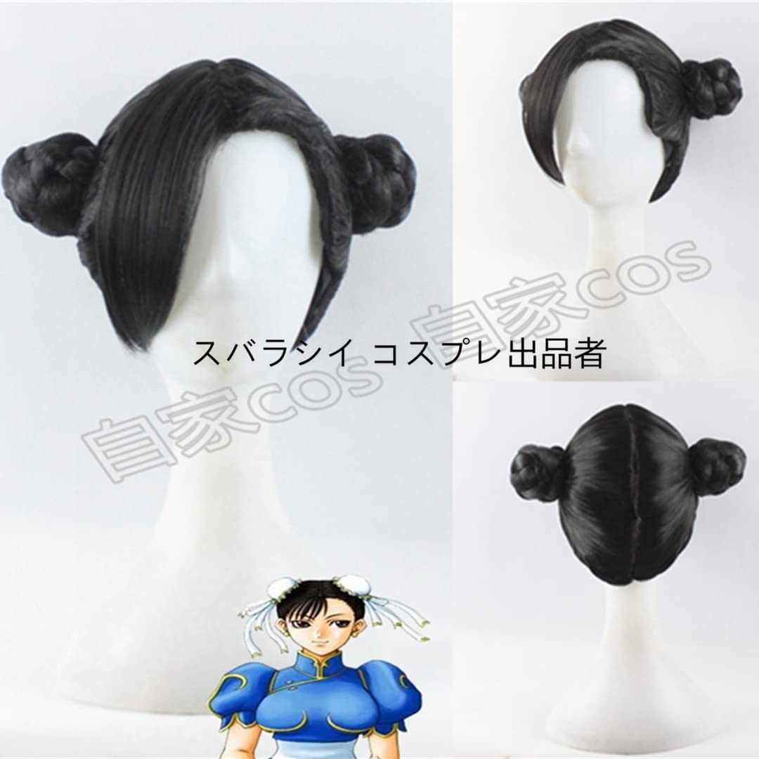 Amazon.co.jp: ウィッグ専用ネット付 D 春麗 チュンリー